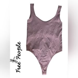 Free People Soft Lilac Shapewear Bodysuit Sz M